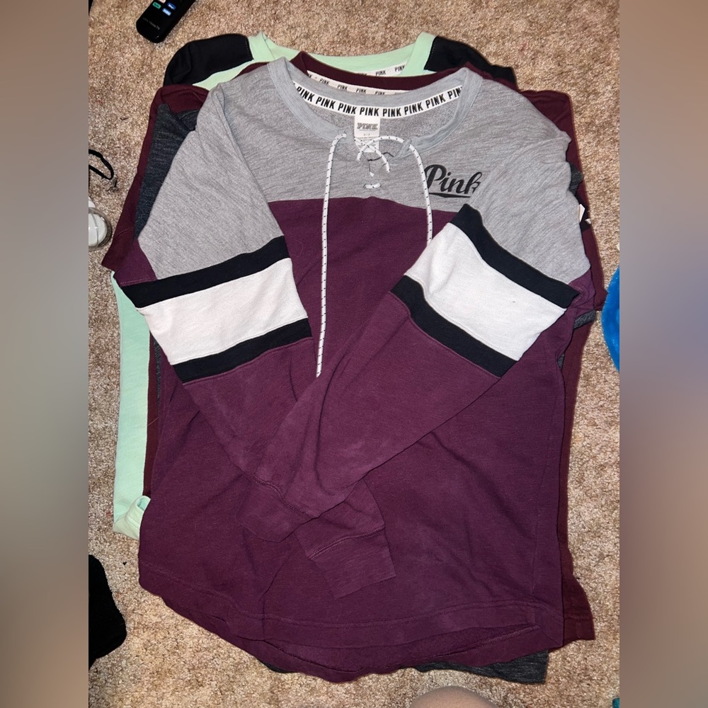 Victoria Secret’s “Pink” overzish a sweater!